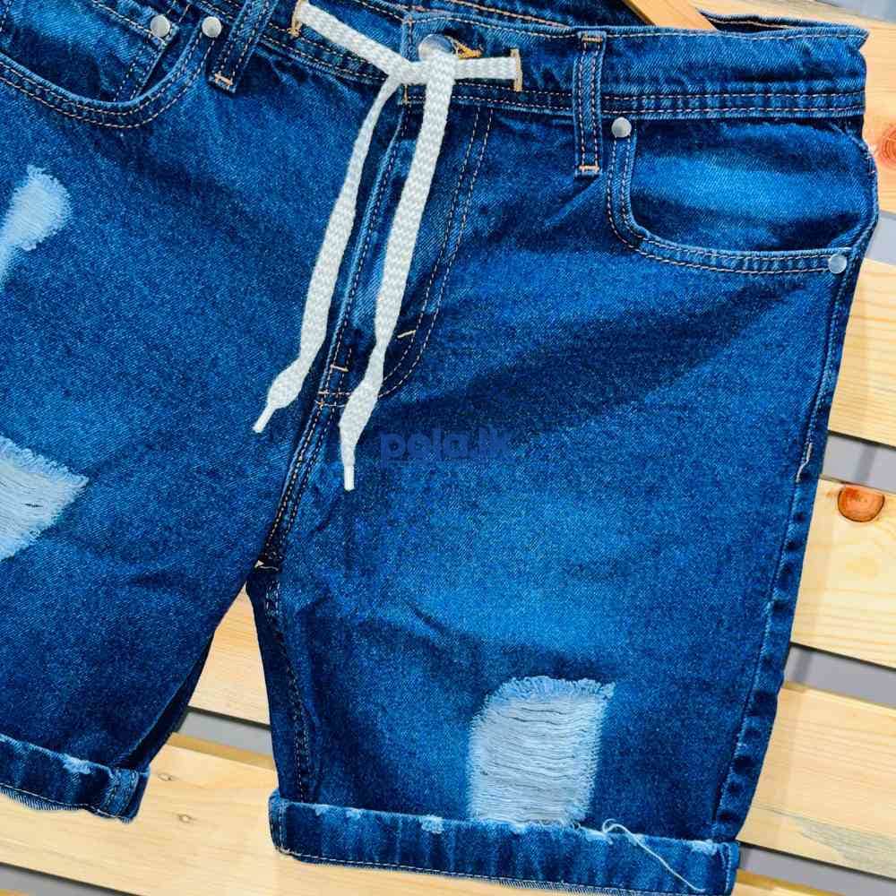 Denim shorts - photo 12