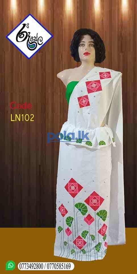 Hand painted saree - photo 9