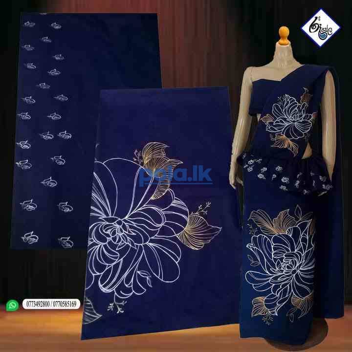 Hand painted saree - photo 1