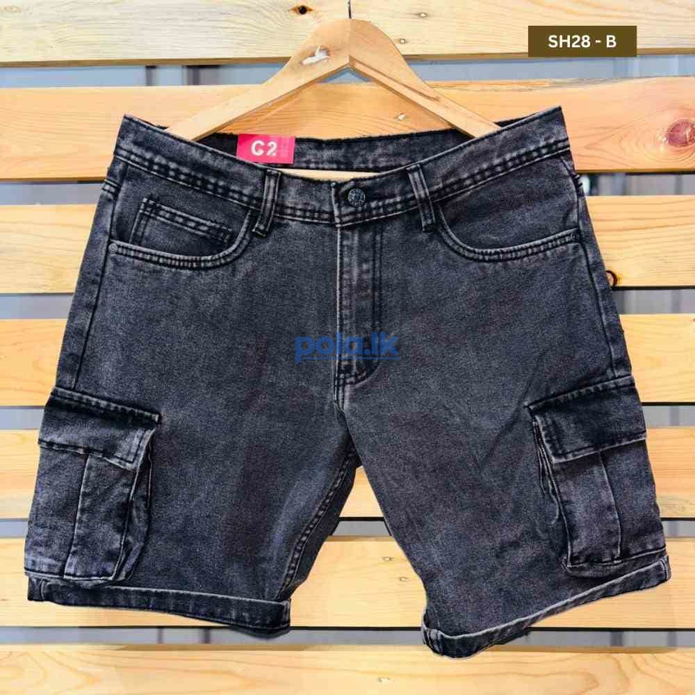 Denim shorts - photo 11