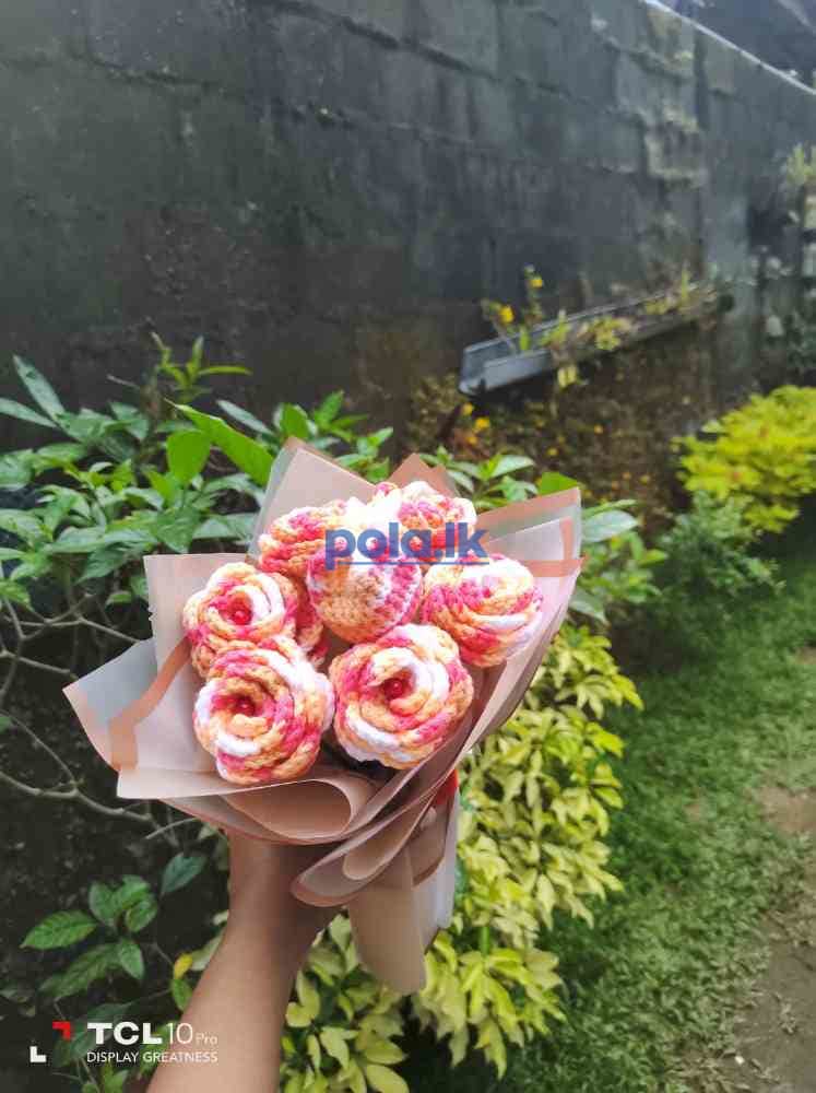 Crochet flower bouquet - photo 3
