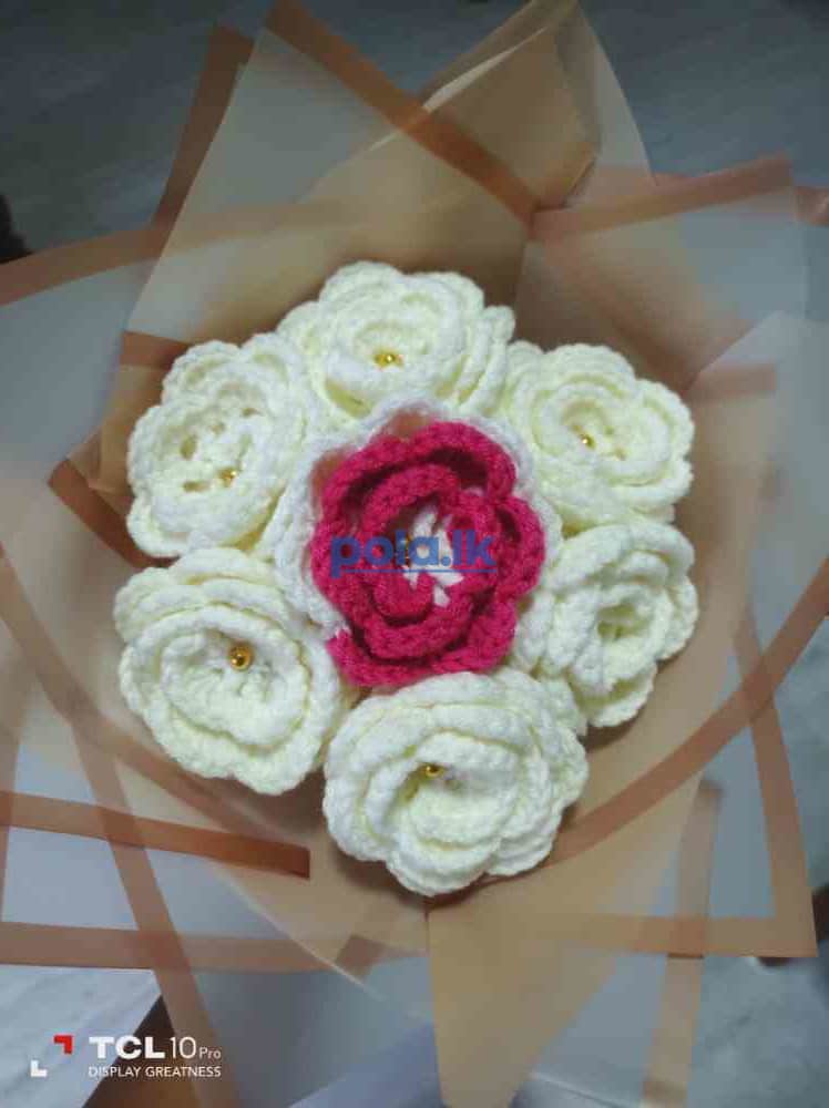 Crochet flower bouquet - photo 6