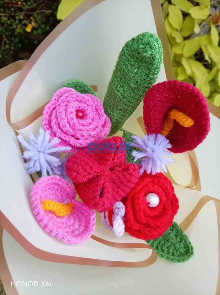 Crochet flower bouquet - photo 5