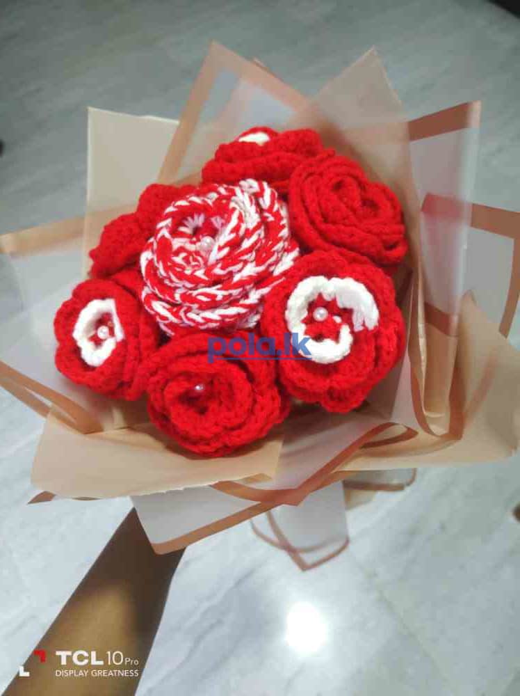 Crochet flower bouquet - photo 7