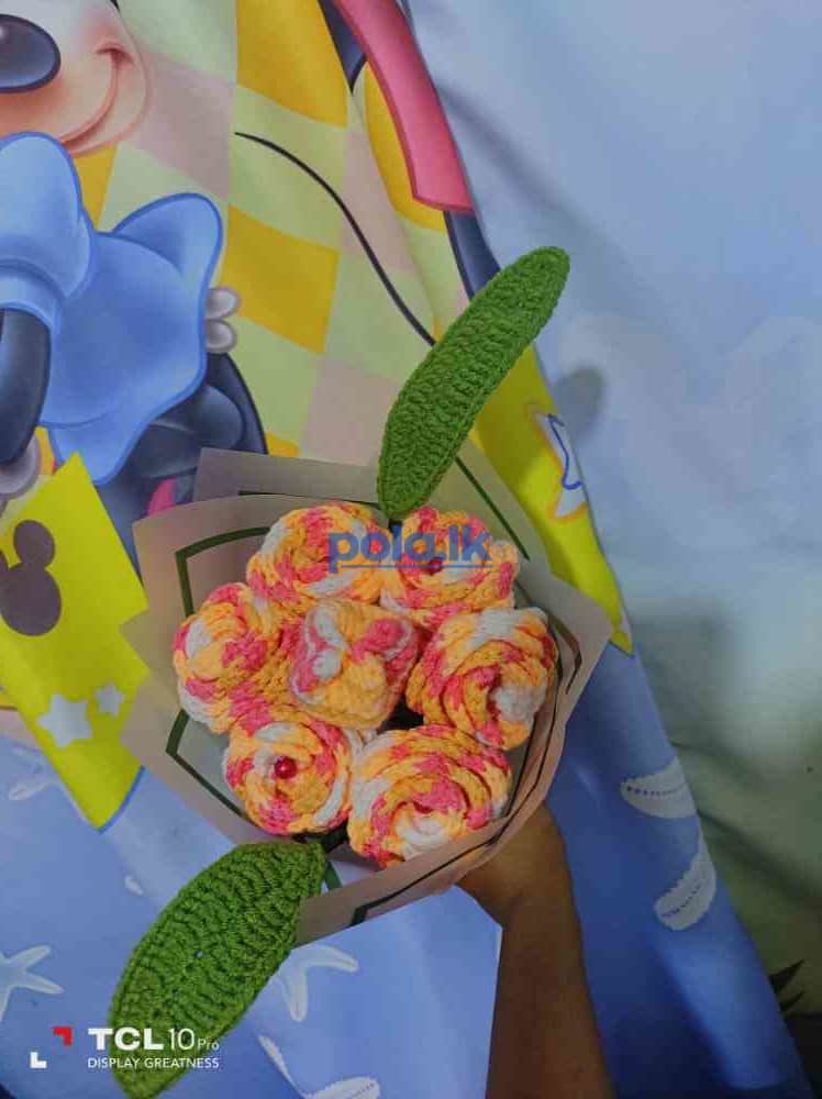 Crochet flower bouquet - photo 8