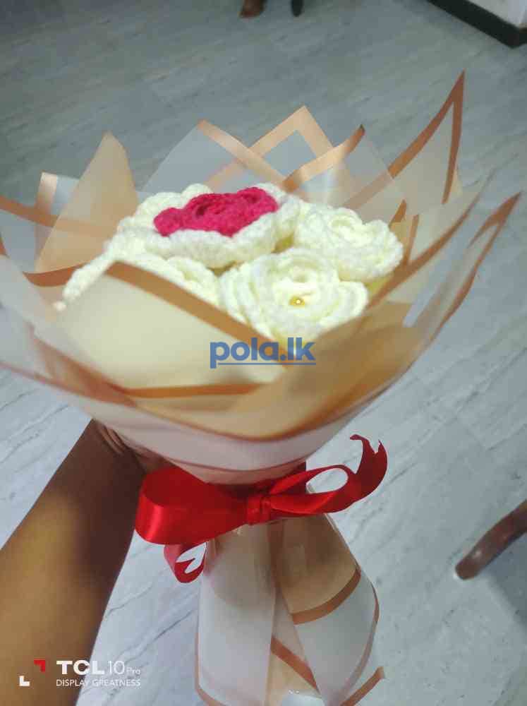 Crochet flower bouquet - photo 2