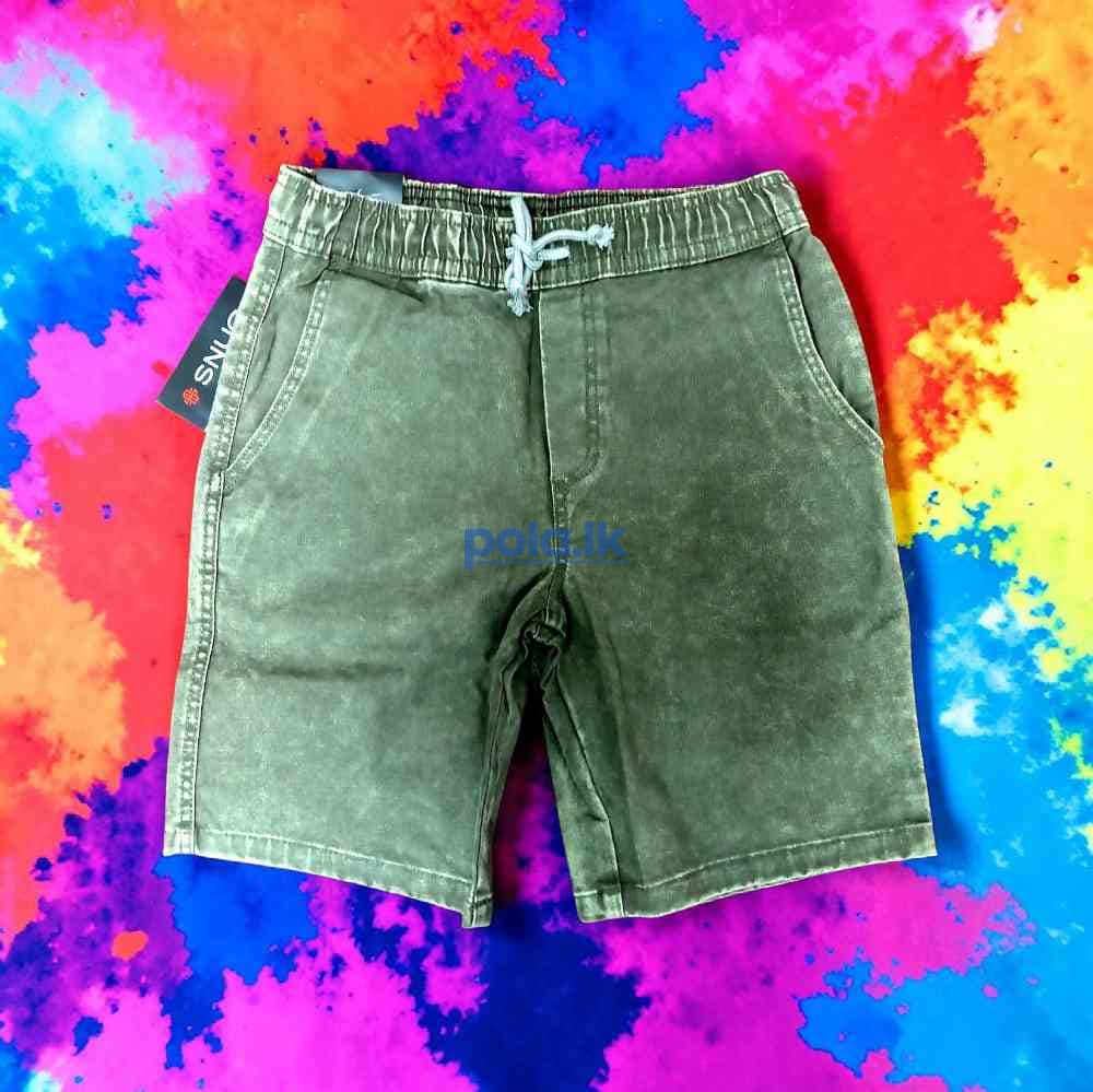 Acid wash denim shorts - photo 3