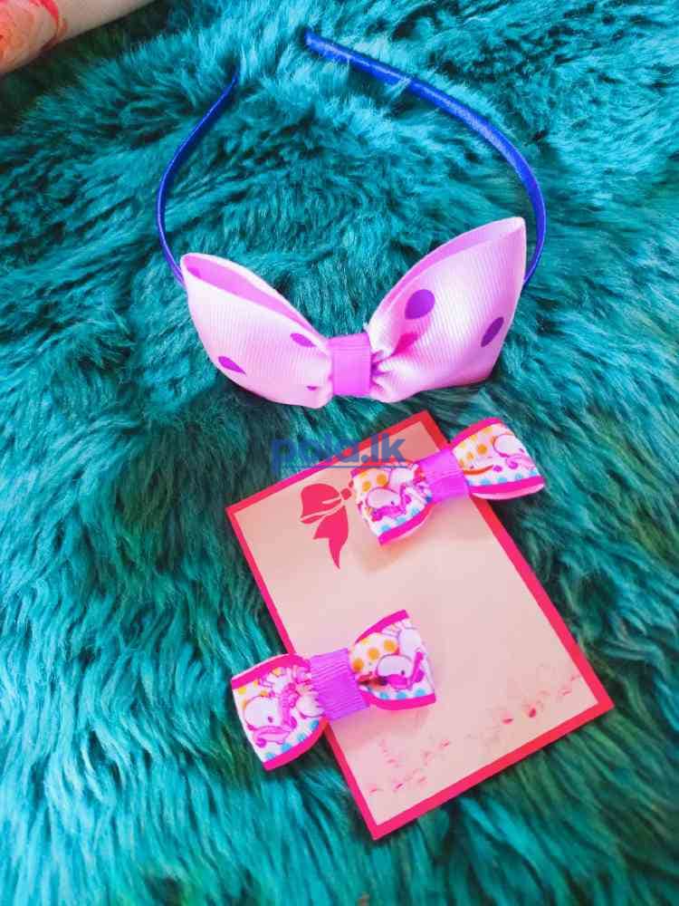 Hand made hair band & hair clips - photo 2