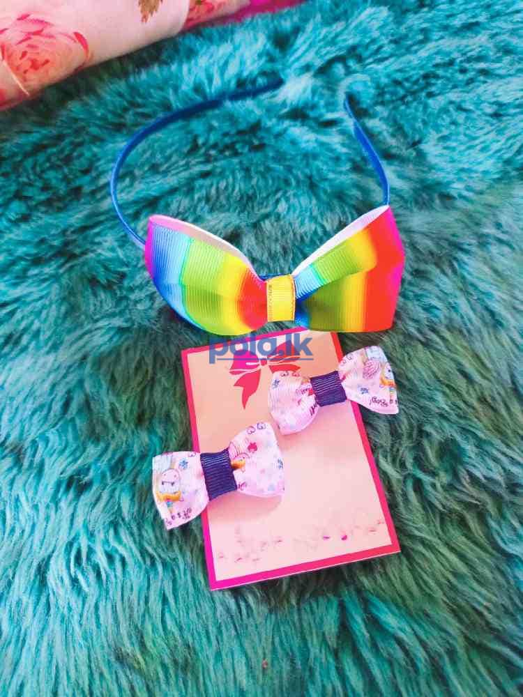 Hand made hair band & hair clips - photo 3