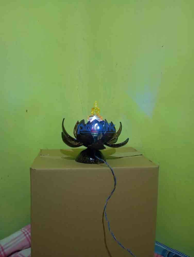 Coconut shell lotus buddha statue - photo 4