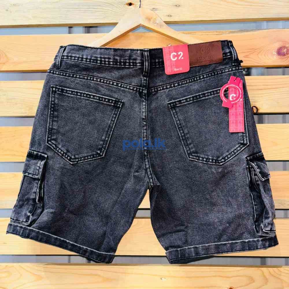 Denim shorts - photo 2