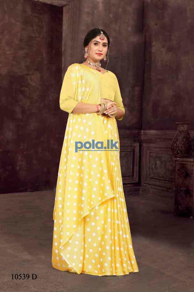 Printed silk satin saree cash on delivery - photo 11