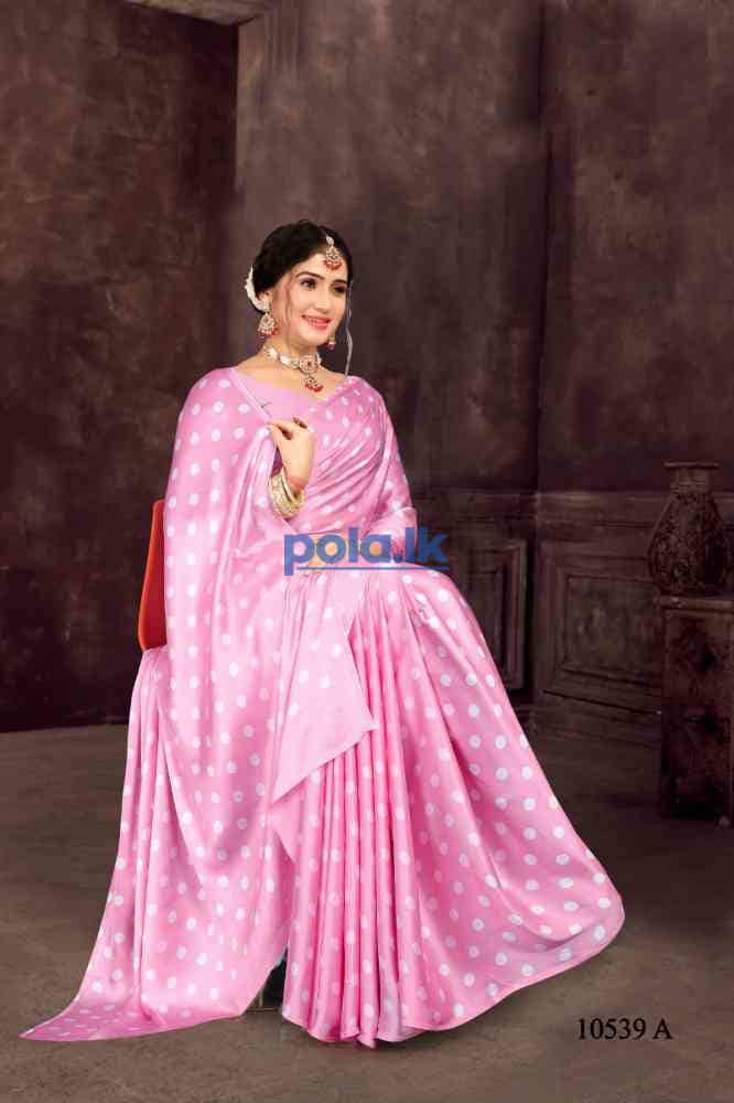 Printed silk satin saree cash on delivery - photo 14