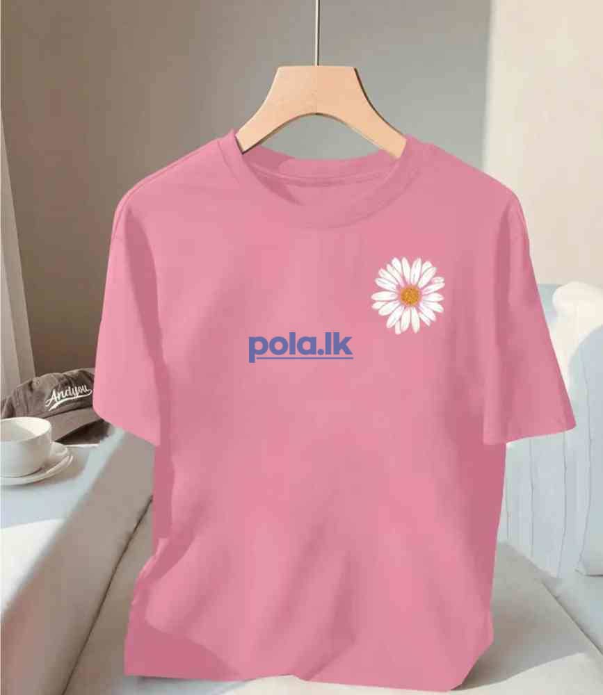 Ladies floral print t-shirt - photo 1