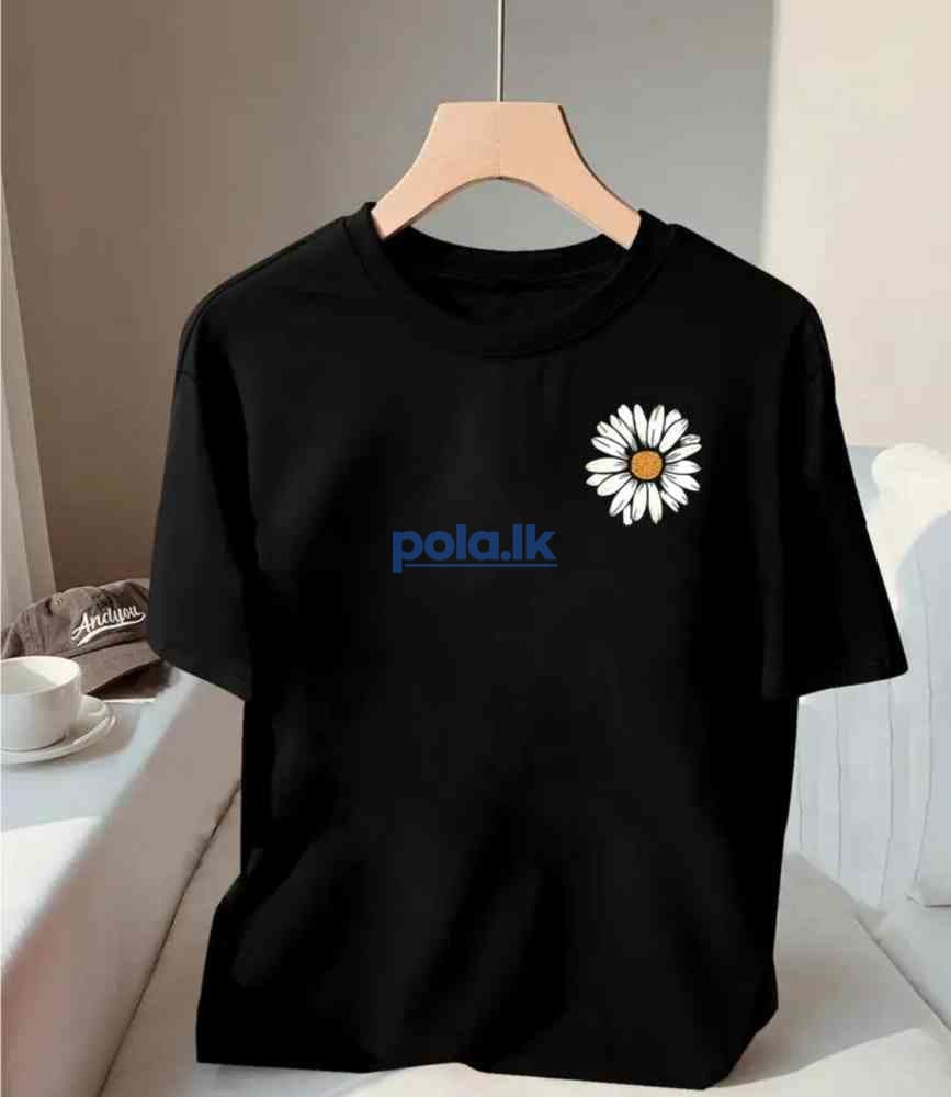 Ladies floral print t-shirt - photo 5