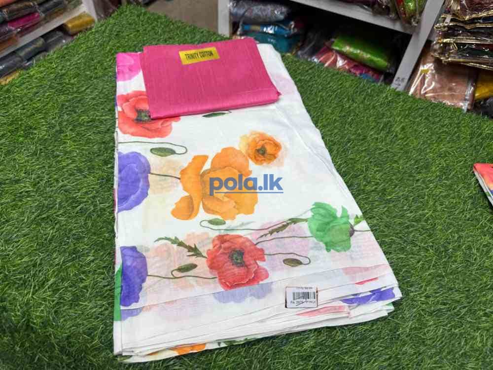 Digital floral print saree - photo 5