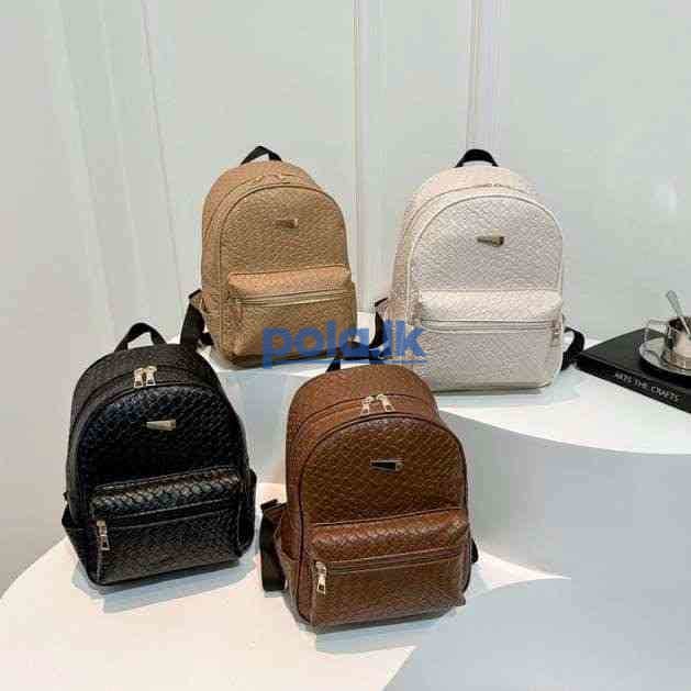 Embossed ladies backpack - photo 1