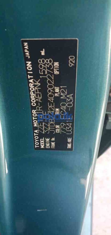 Toyota corolla model ZZE141 R for sale - photo 1