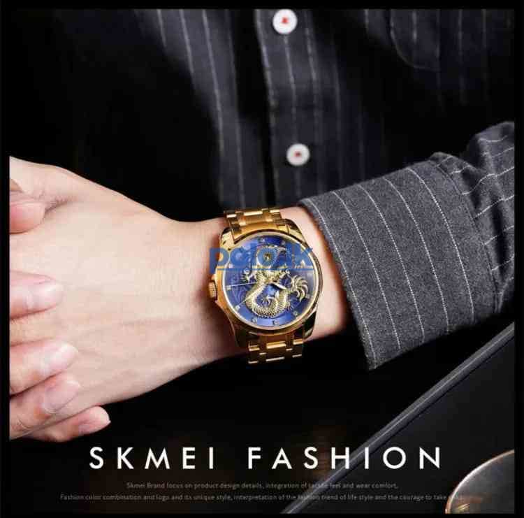 Skmei golden dragon men's watch - photo 3
