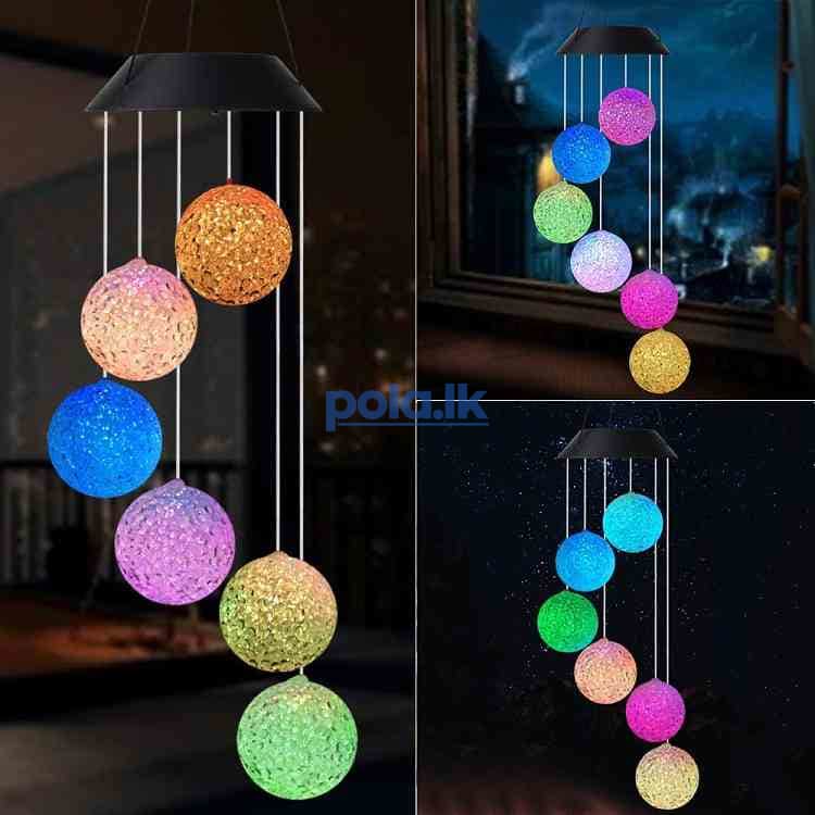 Solar wind colorful chimes light - photo 1