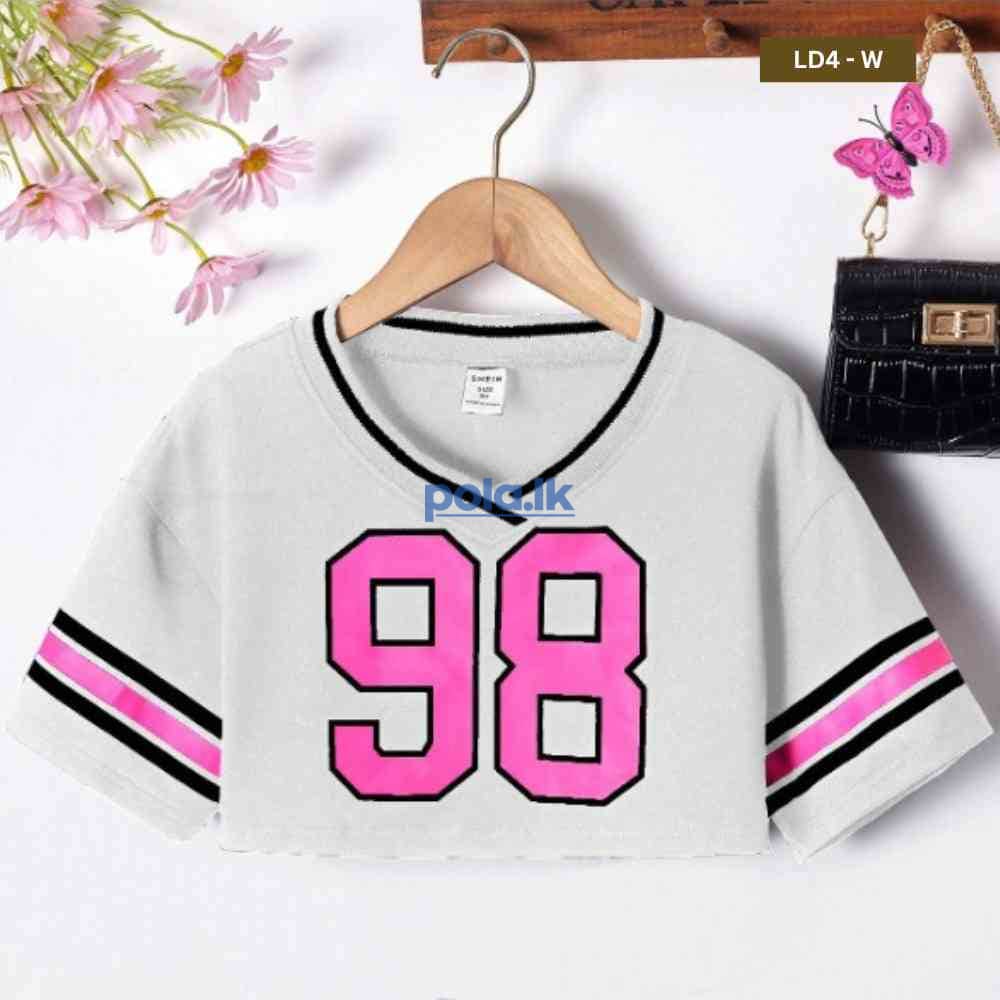 Ladies crop t-shirt LD4 - photo 5