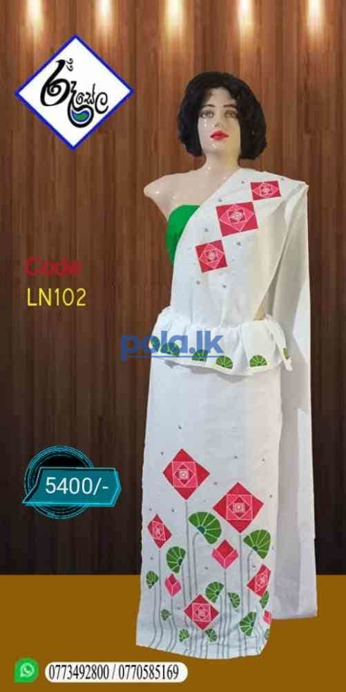 Hand painted cotton sarees - photo 5