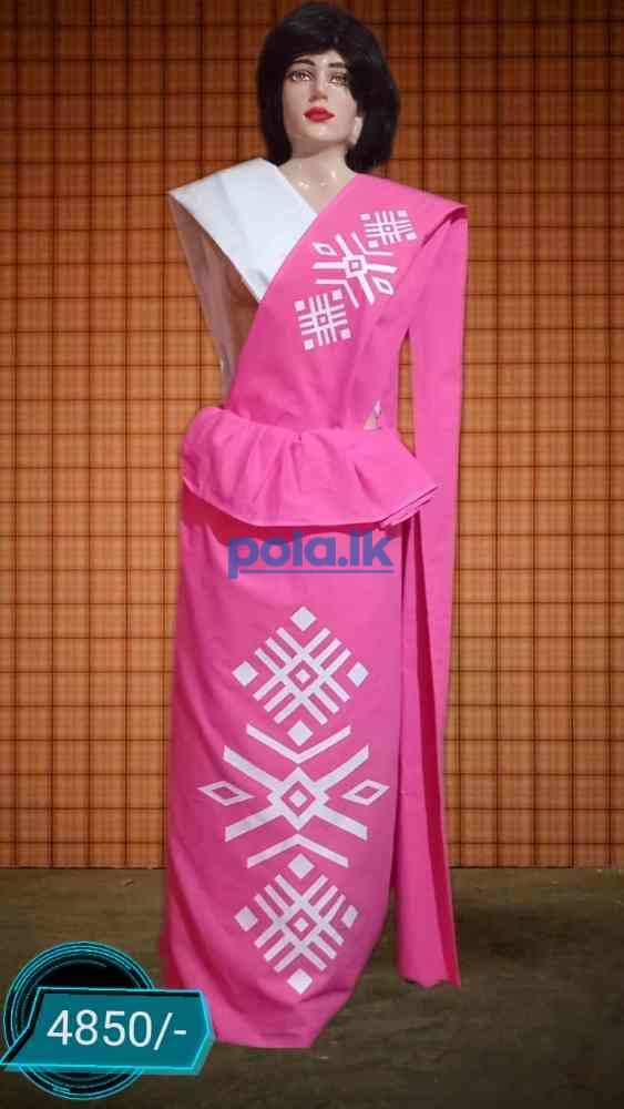 Hand painted cotton sarees - photo 1