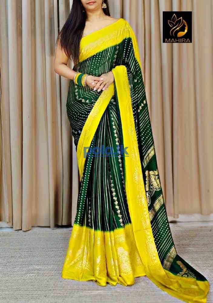 Chiffon georgette saree on pre order - photo 4