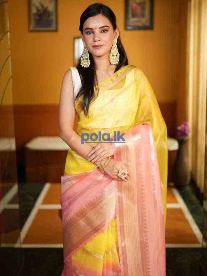 Chiffon georgette saree on pre order - photo 1
