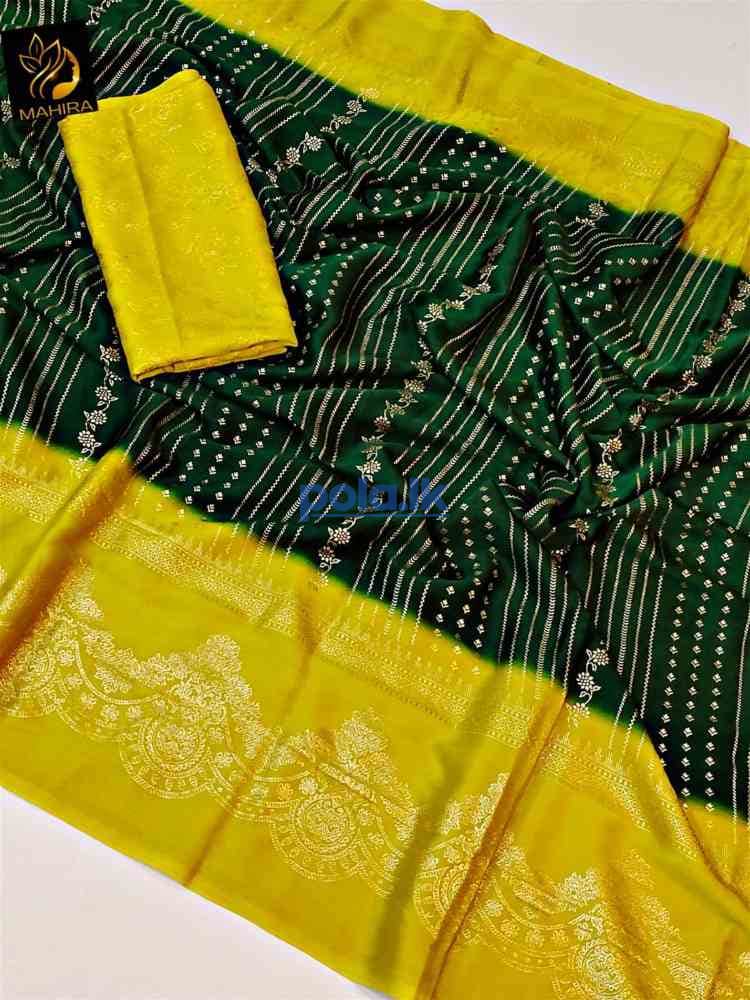 Chiffon georgette saree on pre order - photo 2