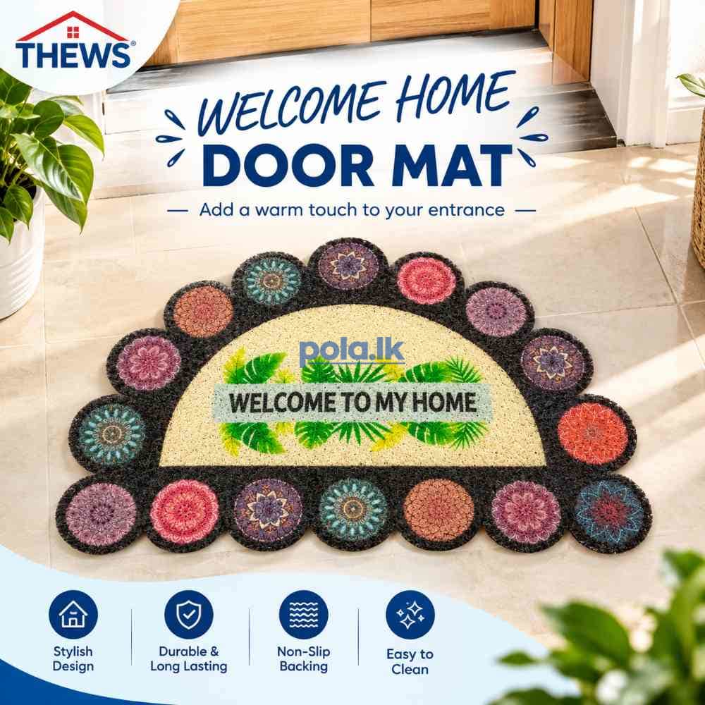 Colorful mandala half-round floor mats - photo 1