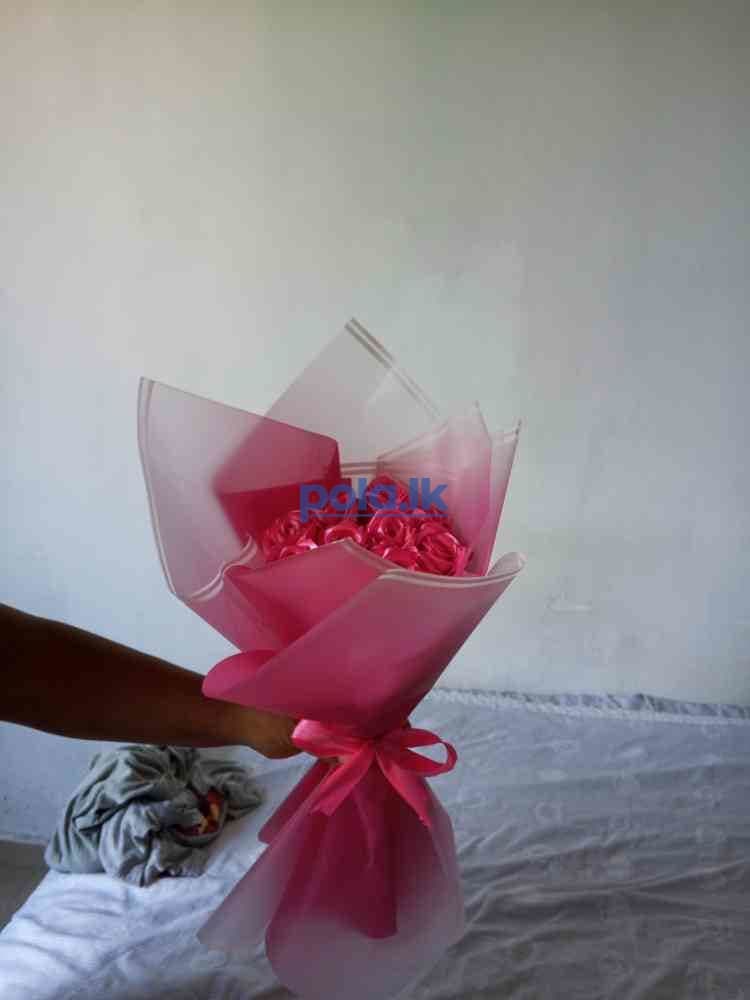 Ribbon flower bouquet - photo 2