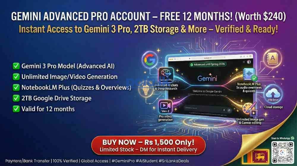 Gemini pro 1 Year - photo 1