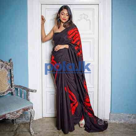 Indian bathik Saree for elegant look - photo 3