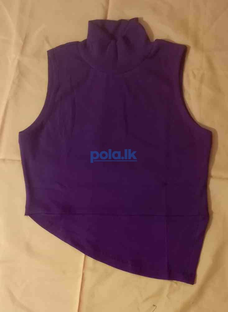 Sleeveless slim fit crop top - photo 5
