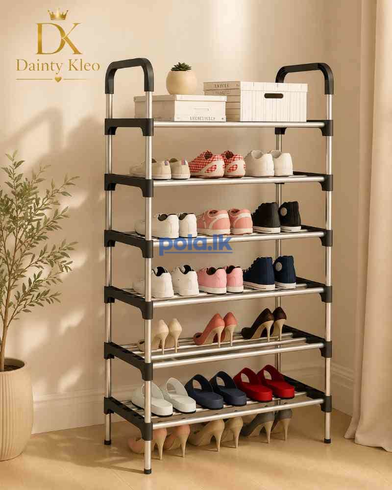 6 Layer stainless steel shoe rack - photo 1