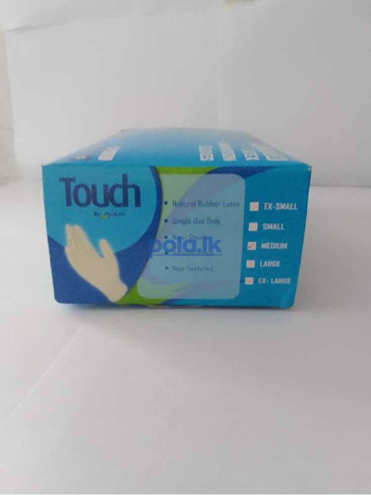 Powderd latex disposable gloves - photo 3