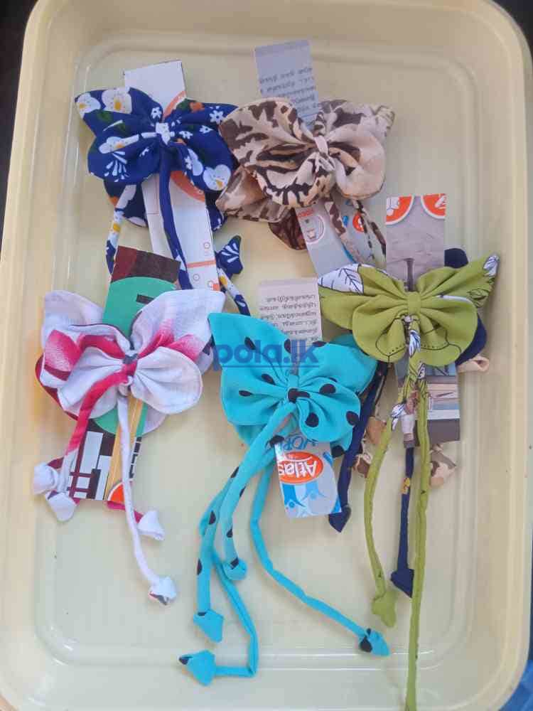 Butterfly hair bow and flower clip - photo 3