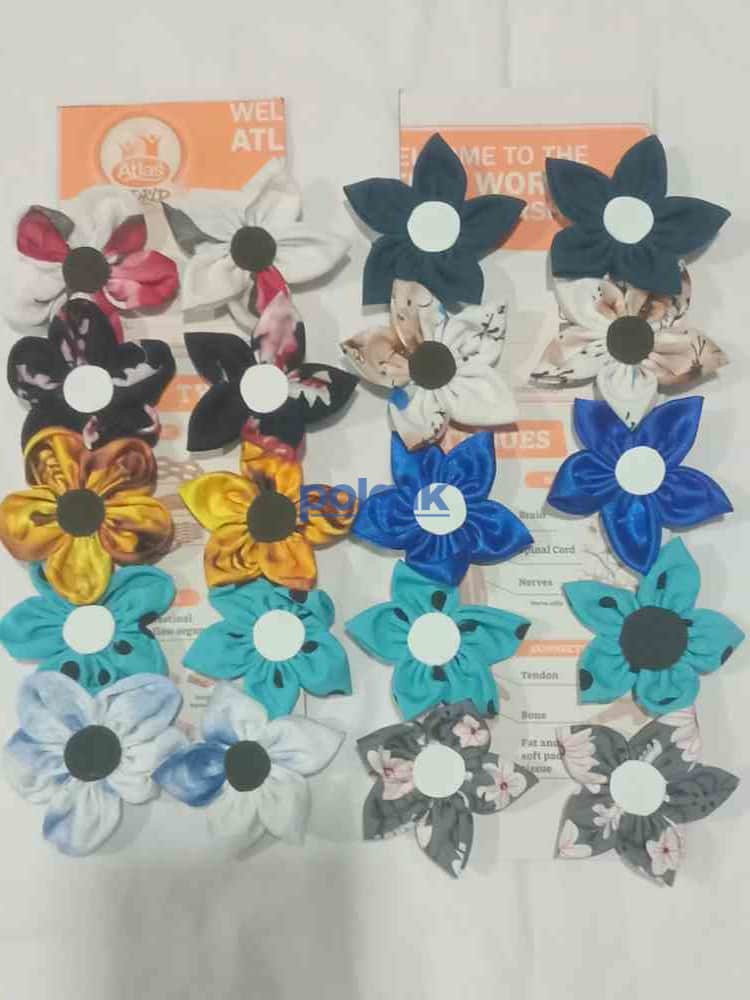 Butterfly hair bow and flower clip - photo 7