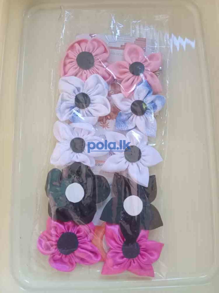 Butterfly hair bow and flower clip - photo 2