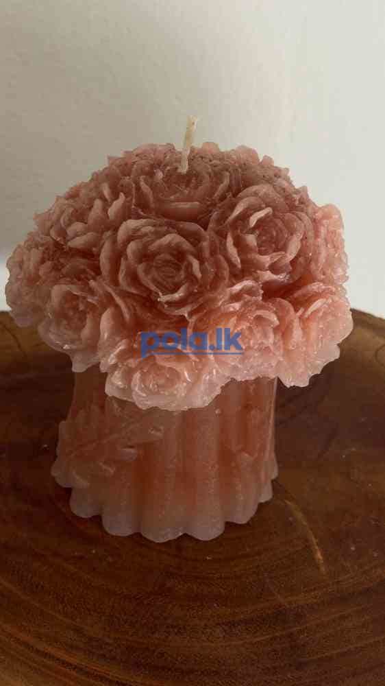 Rose bouquet candle - photo 6