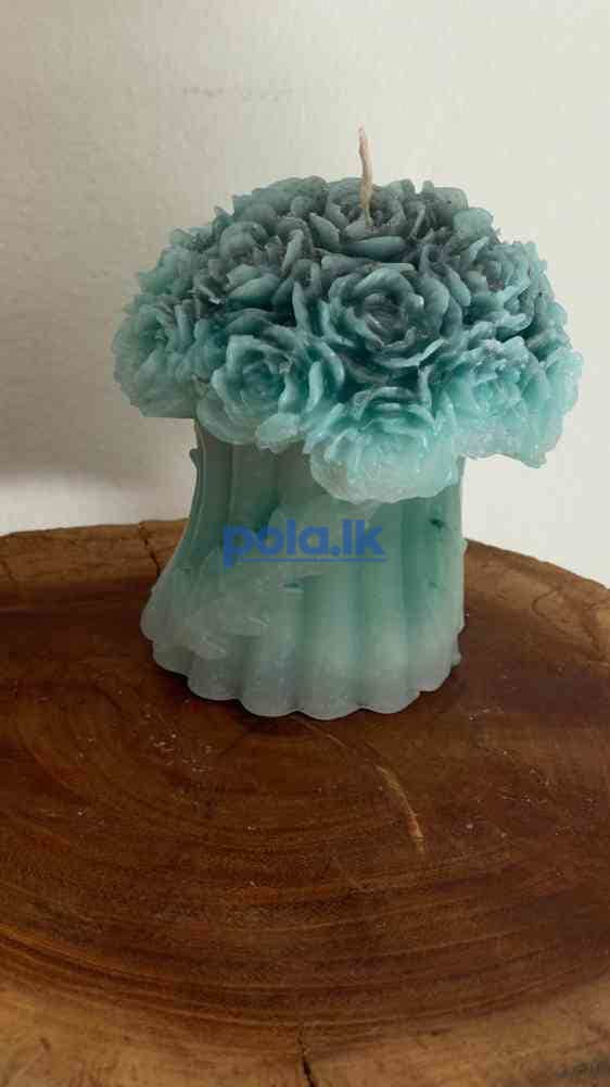 Rose bouquet candle - photo 2
