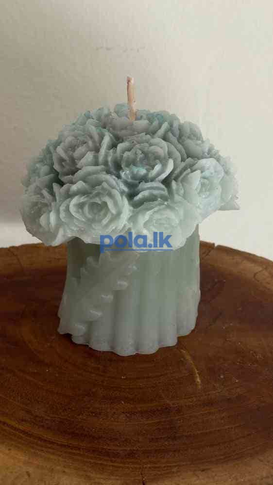 Rose bouquet candle - photo 1