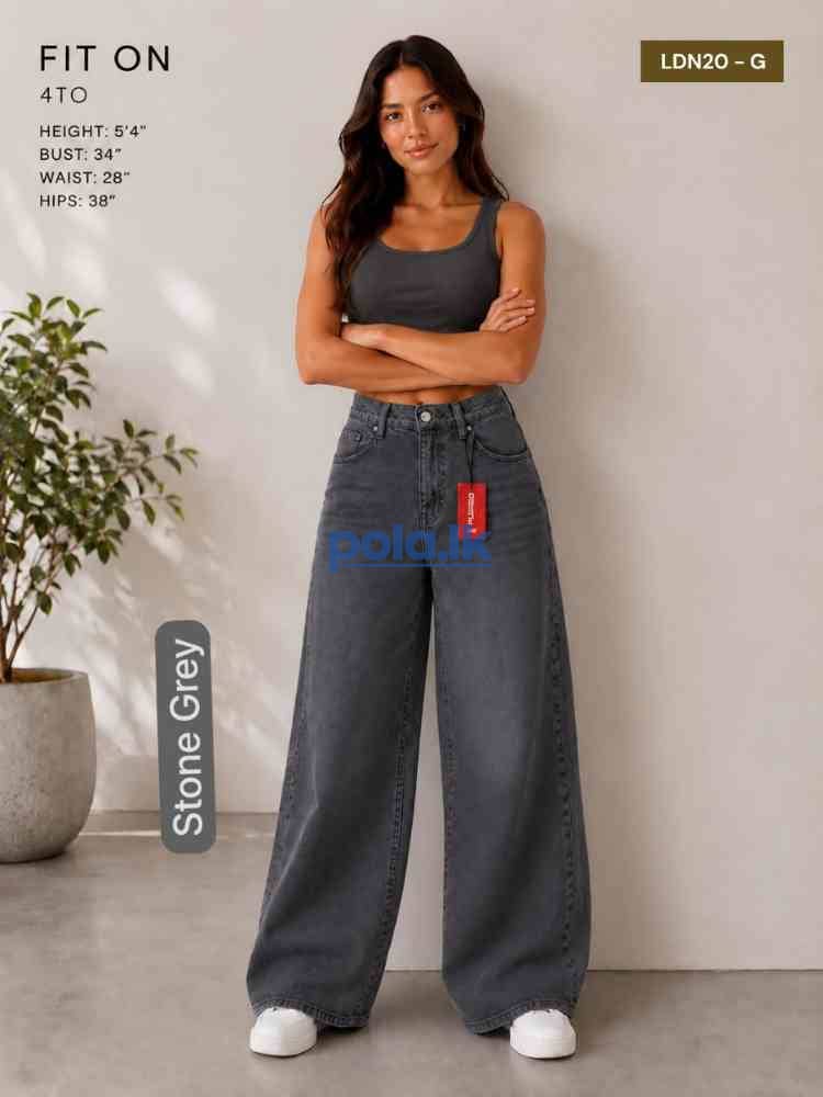 Ladies wide leg denim - photo 1