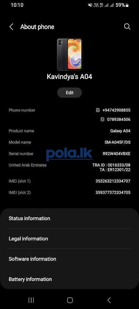 Samsung galaxy A04 - photo 5