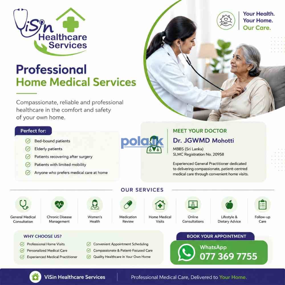 Home visits by a sri lankan qualified doctor - photo 2