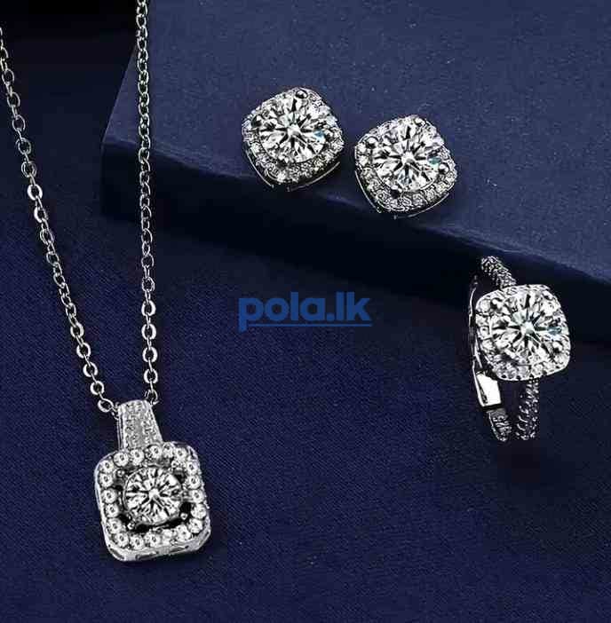 Glass material jewelery set - photo 3