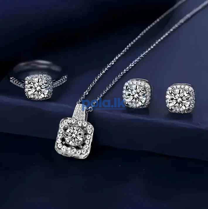 Glass material jewelery set - photo 4