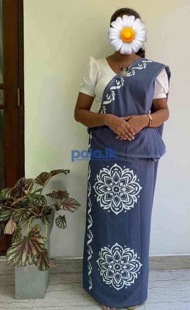 Printed lase cotton sarees - photo 2
