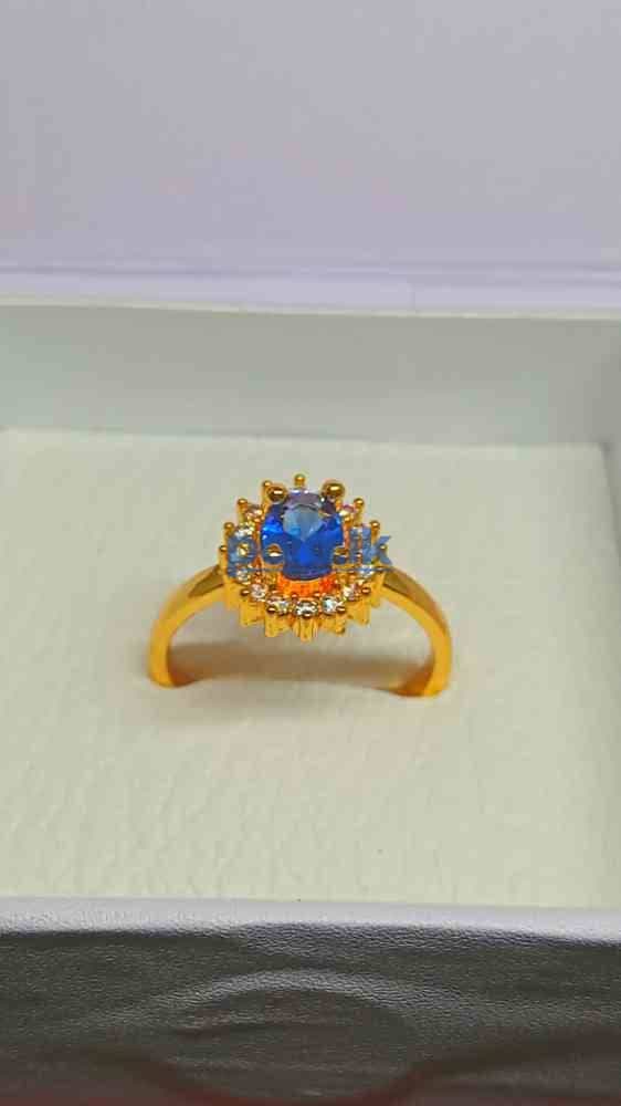 Gold plated ring luxury look never fading - photo 5
